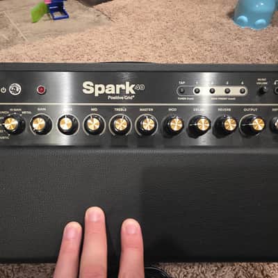 Positive Grid Spark 40 40-Watt 2x4" Modeling Guitar Combo 2020 - Present - Black image 3