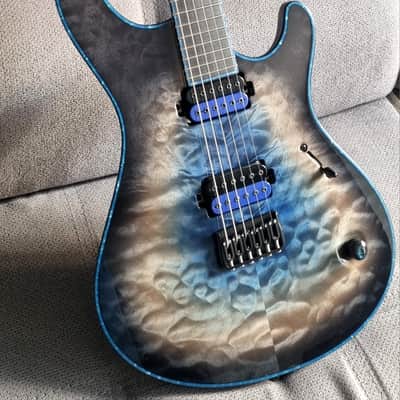 Mayones Regius 6 Galaxy Eye Blue BKP Warpig + Case image 1