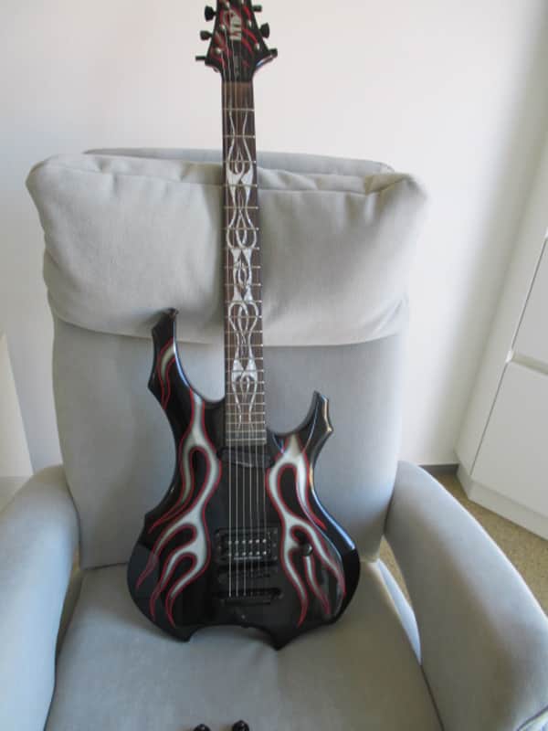 ESP LTD GL-600FB Signature George Linch 2004 - Black image 1