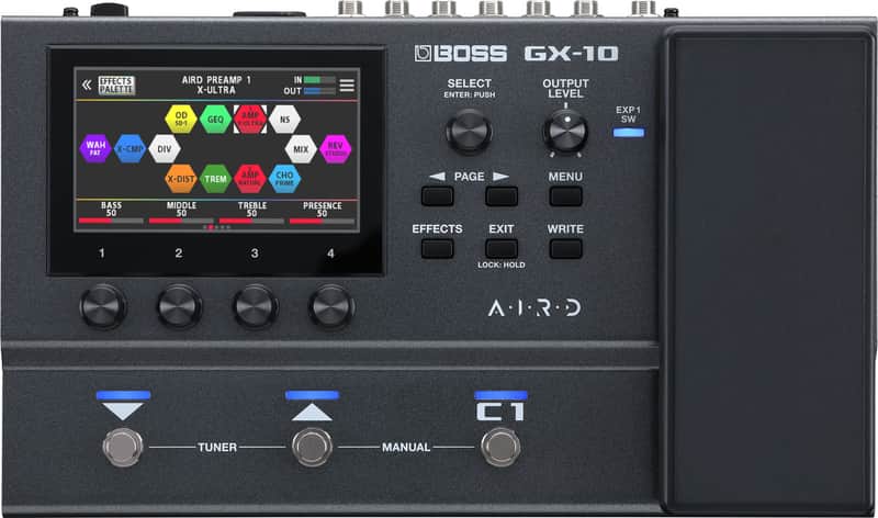 Boss GX-10 Guitar Effects Processor (2025) - Black