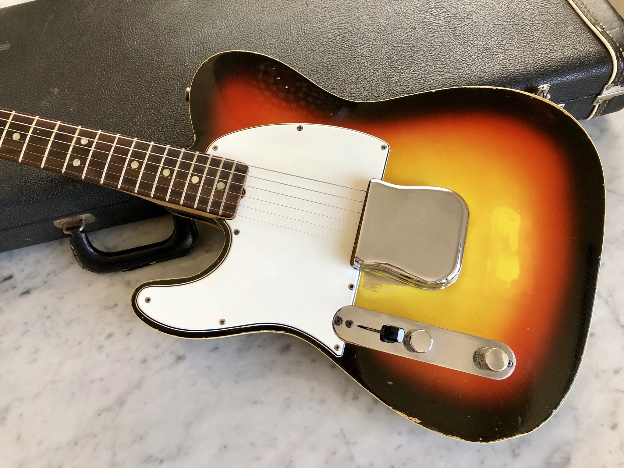 1966 Fender Custom Esquire Sunburst Left Handed Lefty Vintage Rare Collector CBS w/ OHSC