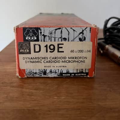 Vintage AKG D19E Dynamic Cardioid Microphone - Museum Grade Complete Bundle (Tested & Fully Working) image 7