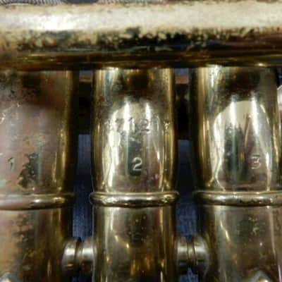 Olds Ambassador Cornet with Original Case and mouthpiece, good playing condition image 7