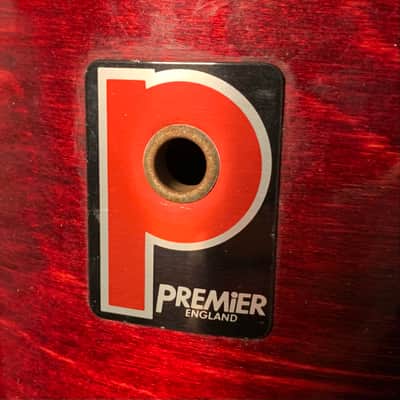 Late 80's/Early 90's Premier XPK 10x12" Rack Tom in Rosewood Gloss Lacquer (Rm4) image 2