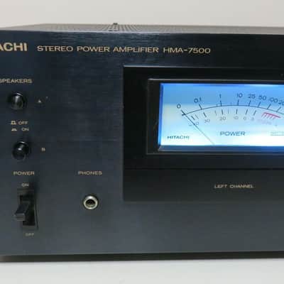 HITACHI HMA-7500 STEREO POWER AMPLIFIER FULLY RECAPPED + LED's PRO SERVICED image 5