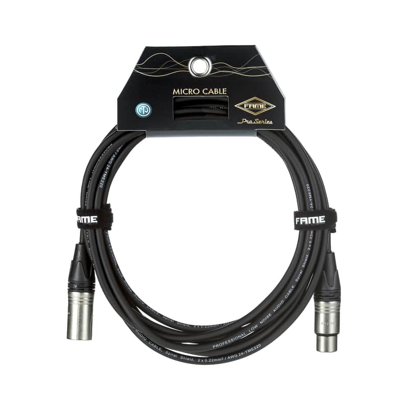 Fame Pro Series x Neutrik Mikrofonkabel 5 m - Microphone Cable image 1