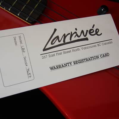 Larrivee LB-2 1985 - Ferrari Red image 14