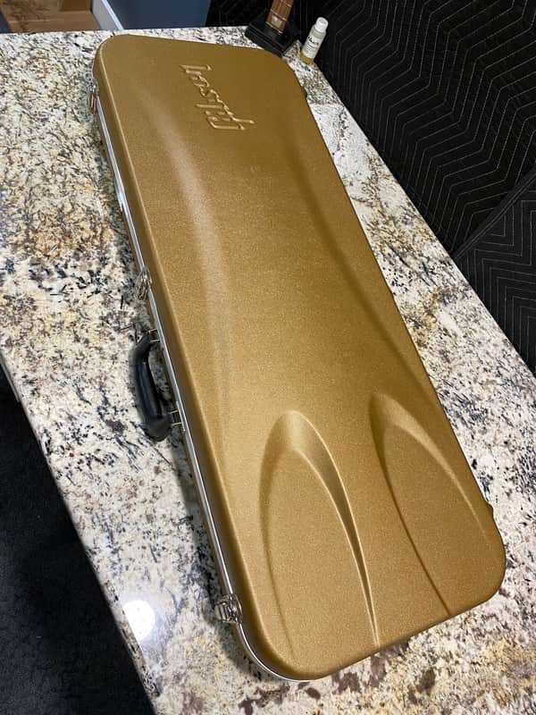 2015 Gibson 100th Anniversary SG Hardshell Case Gold | TKL - MADE IN USA image 1