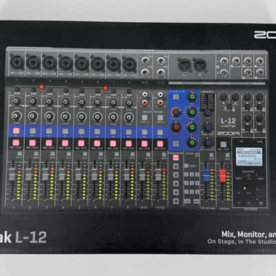 Zoom LiveTrak L-12 Digital Mixer / Recorder 2010s - Grey / Blue image 5