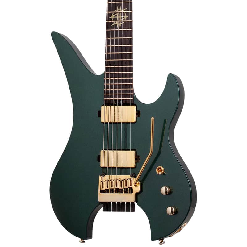 Schecter Synyster Gates Custom-7 TR Signature Headless - Oak Green Metallic image 1