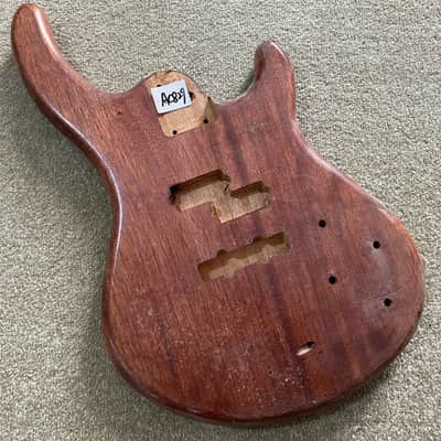 DIY Mahogany 4 String Bass Body image 1