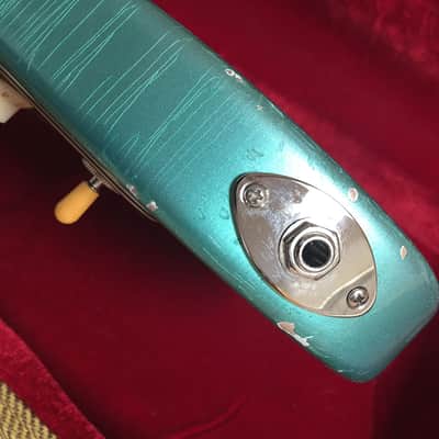 PartsMaster Jazzmaster MJT - Musicraft - Mc Nelly 2019 - Silver Green Metallic image 7
