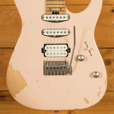 Charvel Pro-Mod Rick Graham DK24 2PT CM - Maple - Worn Shell Pink image 1