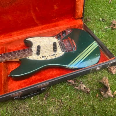 1969 Fender Mustang Competition Burgundy (Blue) image 4