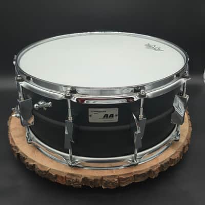 Canopus Aluminum Alloy Snare Drum 14x6 Jet Black image 2