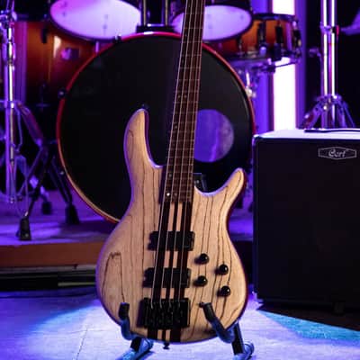 Cort A4 Ultra Ash Natural 4 String Electric Bass Fishman Fluence Hipshot image 8