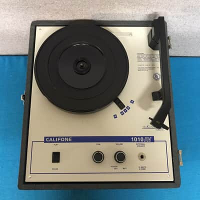 Califone 1010AV Portable 4-Speed Record Player/Phonograph - Tested & Working image 2