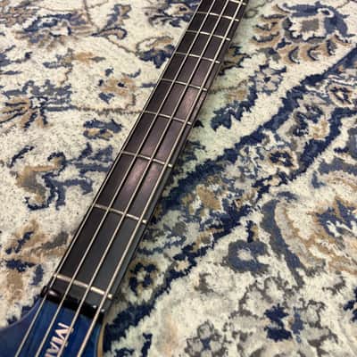 Marleaux Consat Custom 4 2014 - Quilted Maple Top - Trans Blue Hi-end Bass Guitar image 6