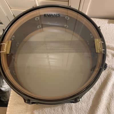 OCD Optimum Custom Drums 5.5x14 Birch/Mahogany shell Exotic Veneer High Gloss Finish Inde Throw Off image 6