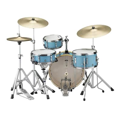 Yamaha SBP0F4H Stage Custom Hip 4-Piece Drum Shell Pack (Matte Surf Green) image 3