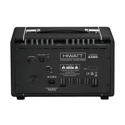 HIWATT LEEDS AC60 Compact 2-Channel 8" Acoustic Combo Guitar Amplifier image 2