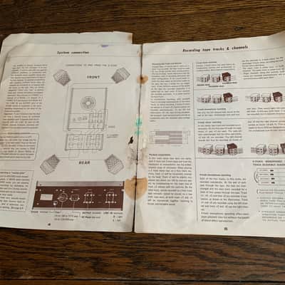 TEAC A- 2340 4 CHANNEL SIMUL SYNC STEREO TAPE DECK MANUAL/BOOKLET- MAKE OFFER! image 3