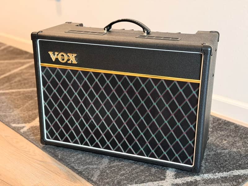Vox AC15C1VB 1x12" 15-watt Tube Combo Amp Vintage Black Limited Edition image 1
