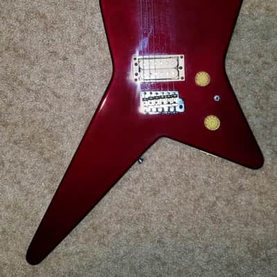 Arbor “Flex” model guitar from the “Flash Series” Vintage 1983-1985 Deep Ruby Red (RARE) image 2