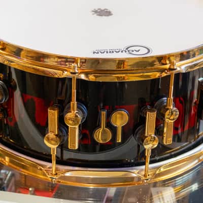 Sonor SQ2 Snare - Red Tribal Stripe image 5