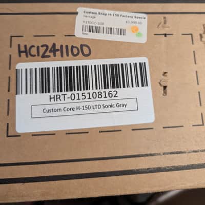 Heritage Custom Shop Factory Special Limited Edition H-150 2024 - Sonic Gray image 11
