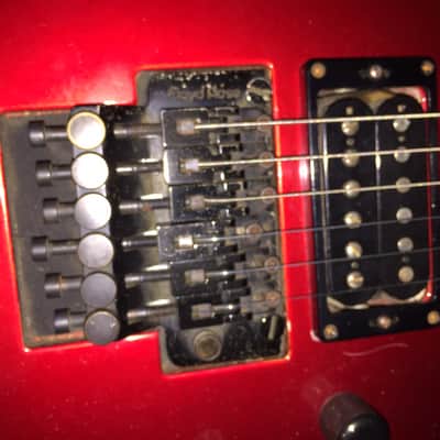 Kramer Floyd Rose Sustainer 1988 Candy Apple Red image 10