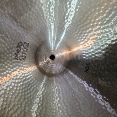 Paiste 20" 2002 Ride Cymbal 1971 - 1980 - Traditional with Black Label image 6