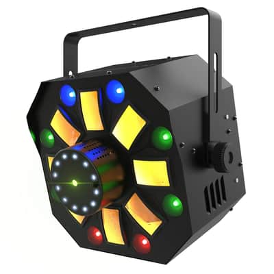 Chauvet DJ Swarm Wash FX ILS RGBAW+UV LED DMX Derby/Laser/Strobe Light+Carry Bag image 13