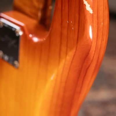 Fender Custom Shop Artisan Maple Burl Relic Jazz Bass - Honey Burst with Hardshell Case image 16