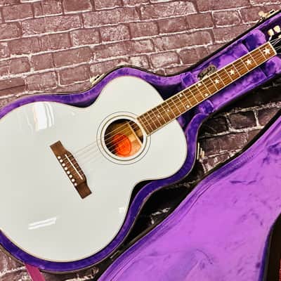 Epiphone J-180 LS Jumbo Ac/El Inspired by Gibson Frost Blue w/Case Auth Dlr #922 image 5