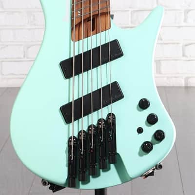 Ibanez Bass Workshop EHB1005MS Bass Guitar - Sea Foam Green Matte (EHB1005MSSFMd1) image 4