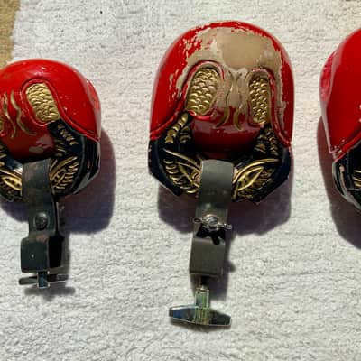 Set of 5 Chinese Chinese temple blocks Vintage video available below image 4