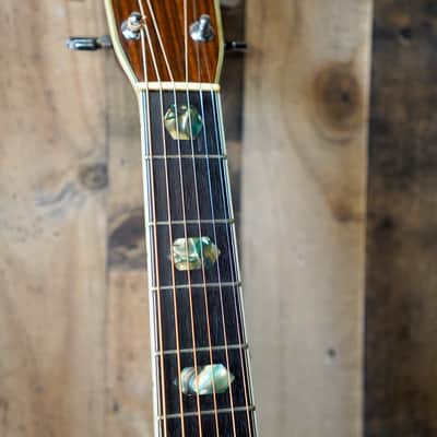 Morris W-40 Acoustic Guitar 1978 Natural Made in Japan MIJ w/ Case image 3