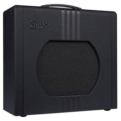 Supro 1822RBB Delta King 12 15-Watt 1x12” Combo w/Reverb Black/Black - Open Box image 2