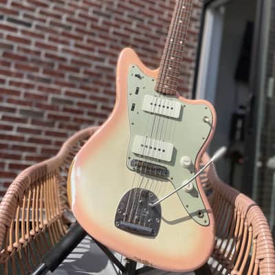 Custom Shop Jazzmaster Shell pink/olympic white Chicago special image 7