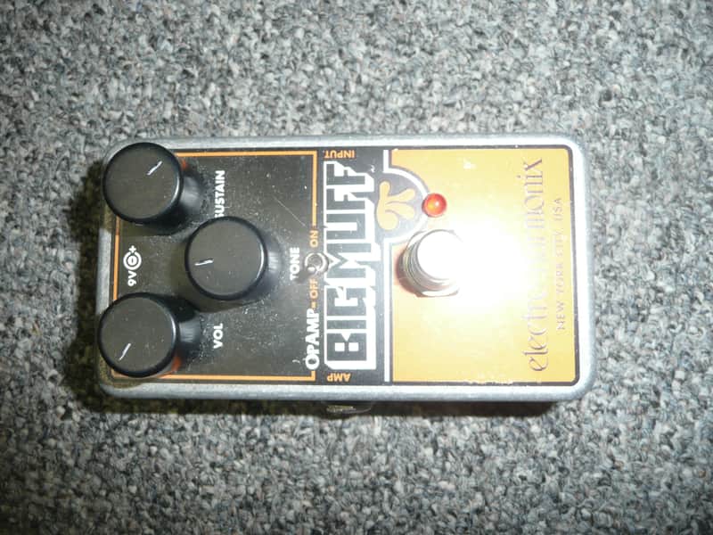 Electro-Harmonix Op Amp Big Muff Pi Reissue 2017 - Present - Black/Orange image 1