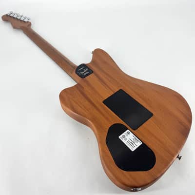 2021 Fender American Acoustasonic Jazzmaster - Arctic White image 3