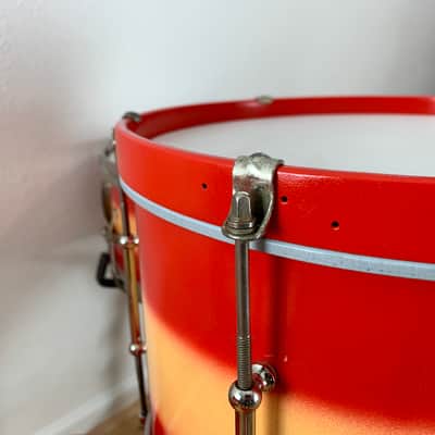 Decolite 4-Piece Drum Set Vintage Gretsch Jasper Shells 13-16-20-5x14 60s - Red Yellow Duco image 6