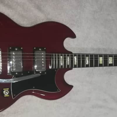 Doublecut red with Tremolo 1971 made by ASCO Japan, very rare image 9