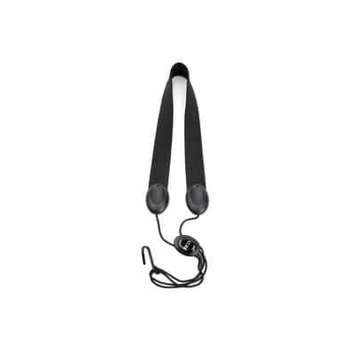 D'Addario SLA11 Tenor / Baritone Saxophone Strap, Black Nylon image 3