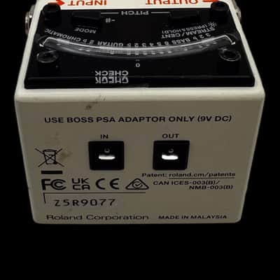 Boss TU-3S Chromatic Tuner 2016 - Present - White X5668 image 3