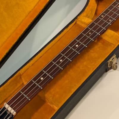 Left handed 1969 Gibson EB-0 electric bass - Cherry image 7