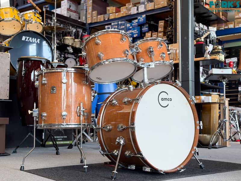 Used 1970's Camco by Tama 4pc Drum Kit- "Mahogany"
