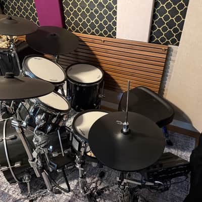 Roland VAD507 Acoustic Design Series Electronic V-Drum Kit 2022 - Present - Black *WITH* HiHat and snare stand, Kick pedal and throne! image 2