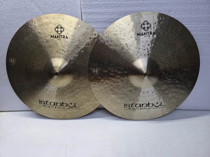 Istanbul Agop 15" Signature Mantra Hi-Hat (Pair) 2010s - Traditional image 1